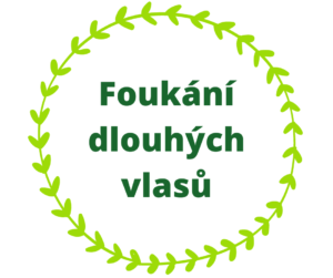 foukání dlouhých vlasů